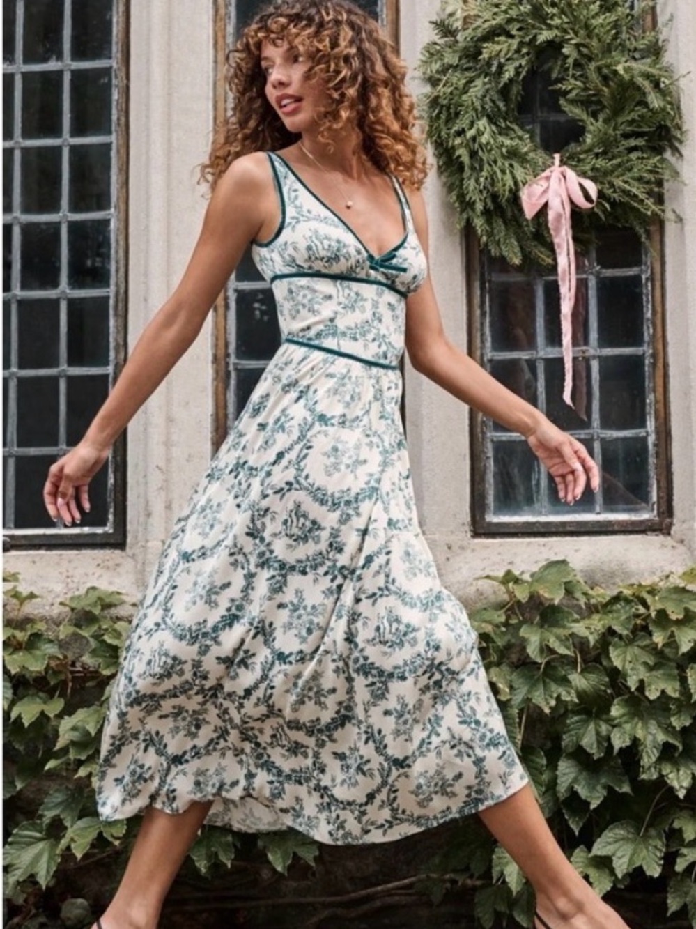 New with tags Altar’d State Rebeka Toile Maxi Dress